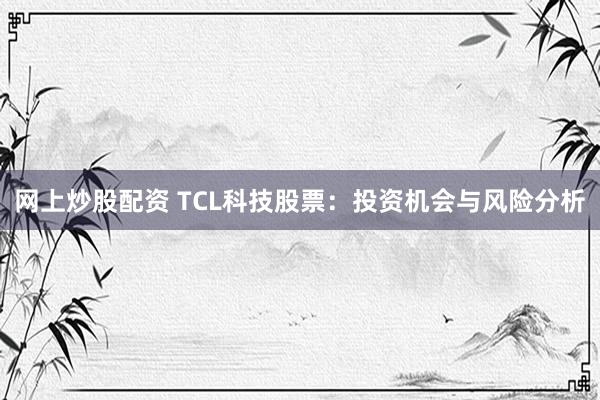 網(wǎng)上炒股配資 TCL科技股票：投資機(jī)會(huì)與風(fēng)險(xiǎn)分析