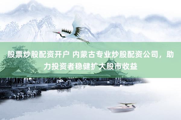 股票炒股配資開(kāi)戶(hù) 內(nèi)蒙古專(zhuān)業(yè)炒股配資公司，助力投資者穩(wěn)健擴(kuò)大股市收益